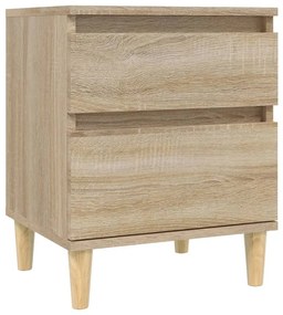 821832 vidaXL Noptiere, stejar sonoma, 40x35x50 cm
