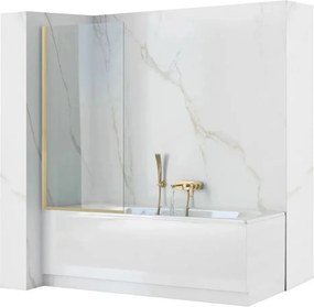 Paravan de cada Rea Elegant auriu periat 70x140 cm