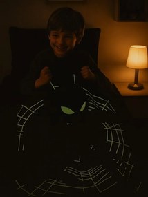 Lenjerie de pat fosforescentă Spiderman