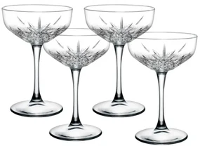 Set pahare sampanie, Pasabahce Timelless, 4 piese, 255 ml