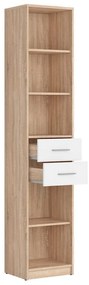 Raft Nepo Plus 26 (stejar sonoma + alb) . 1098381