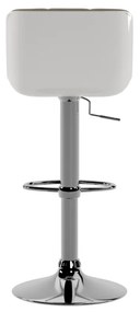 STONES Scaun din piele ecologică 36cm X 38.5cm H. 83/98cm | Aosom Romania