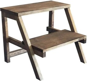 Scara cu trepte din lemn, Stepping Homs, 35x48X32 cm, lemn natur