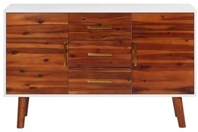 Servanta, 110x35x70 cm, lemn masiv de acacia si MDF