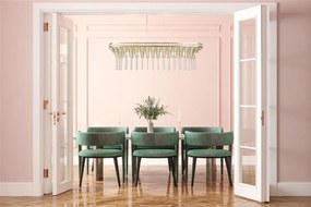 Lustra eleganta decorata cu cristale Gemma 8Lt