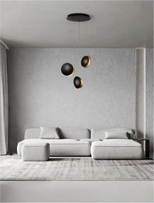 Lustra cu 3 pendule LED design ambiental SHELL