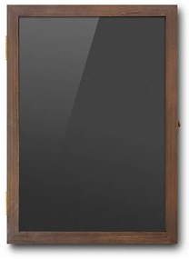 Vitrina magnetica din lemn A3, neagra