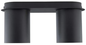 Plafonieră CREEP 2xGU10/25W/230V negru