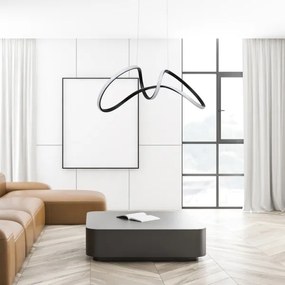 Lustră LED pe cablu TESORO LED/48W/230V neagră