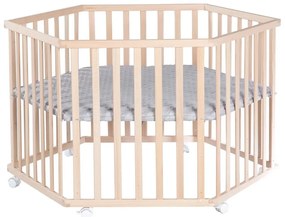 Țarc pentru copii din lemn masiv de fag 119x104 cm – Roba