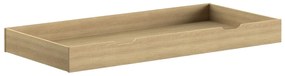 Ladă de pat stejar 90x190 cm din stejar european – Vipack