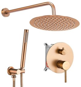 Set de dus incastrat Rea Lungo cupru periat + BOX