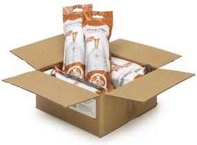 Saci de gunoi Brabantia PerfectFit NewIcon/Bo 1005583, Dimensiune X, 10-12 L, 200 buc, Alb