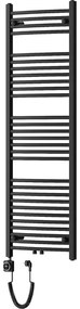 Radiator electric Mexen Ares 1500 x 500 mm, 600 W, negru - W102-1500-500-6600-70