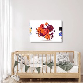Tabloul cercuri colorate (90x60 cm)