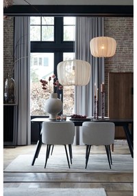 Scaun de sufragerie alb tapițat Elyna – Light &amp; Living