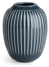 Vază din gresie Kähler Design Hammershoi, ⌀ 8,5 cm, gri antracit
