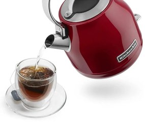 Fierbator electric KitchenAid 5KEK1222EER, 2200 W, 1,25 l, Filtru impotriva calcarului, Oprire automata, Empire red