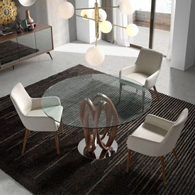 Masa dining design deosebit Ben, 130cm AC-DT801-130