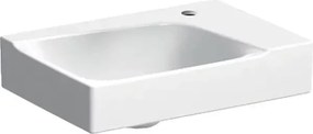 Lavoar pe mobilier Geberit Xeno2 cu orificiu baterie dreapta 40 cm alb
