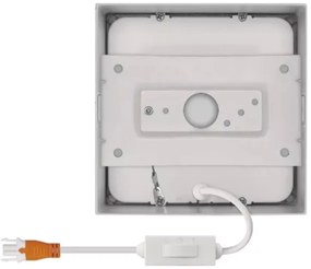 Plafonieră LED/7,6W/230V 3000/3500/4000K 12x12 cm alb