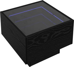 vidaXL Masă de cafea Stejar negru 40 x 40 x 30 cm Lemn compozit