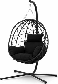 Fotoliu suspendat AVENBERG ELIXIR negru