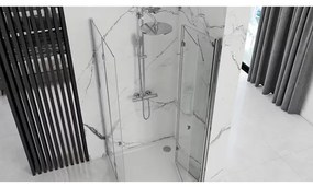 Cabina de dus dreptunghiulara cu usi pliabile Rea Fold N2 modulara 110x120 crom