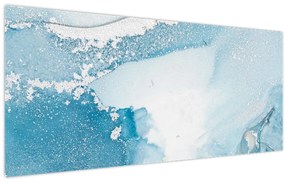 Tablou - Decor albastru (120x50 cm)