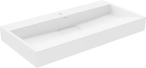 Mexen Ava chiuvetă de blat din conglomerat 1/O 90 x 46 cm, albă - 23019001