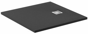 Cadita de dus patrata Ideal Standard Ultra Flat S 100x100 cm negru intens