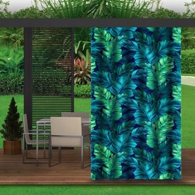 Draperie frumoasă, verde exotic, pentru pavilionul de grădină Lăţime: 155 cm | Lungime: 220 cm