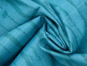 Lenjerie de pat din bumbac turcoaz BLUE DREAM Dimensiune lenjerie de pat: 70 x 90 cm | 140 x 200 cm