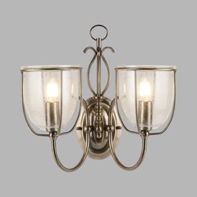 Aplica de perete traditionala stil clasic Silhoutte 2L 6352-2AB SRT