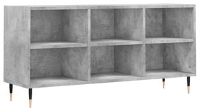 826984 vidaXL Comodă TV, gri beton, 103,5x30x50 cm, lemn compozit