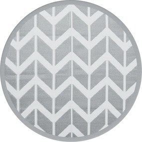 vidaXL Covor de exterior, ARAKIL gri, Ø120 cm, PP