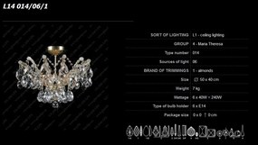 Plafonier cristal Bohemia L14 014/06/1