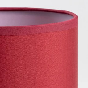 Lampă de masă Brilagi NUBILA WOOD 1xE27/25W/230V stejar/roșu pompeian