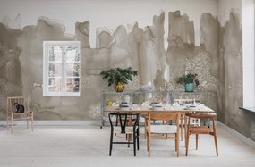 Fototapet, Watercolor City, Beige, Rebel Walls