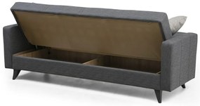 Canapea extensibilă Polya 3 Dark Grey