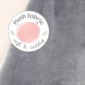 Pătură pentru copii verde-deschis din micropluș/cocolino 80x80 cm Woodland Buddies – Roba