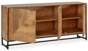 Comodă în culoare naturală din lemn de mango 170x79x40 cm Nereida – MOME