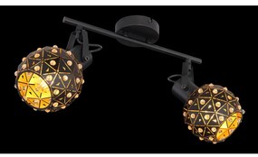 Spot Jodie 54029-2, 2xE14, negru, IP20, Globo Lighting