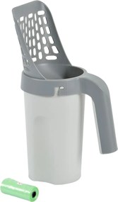 Lopățică gri deschis 16x11 cm – Love Story