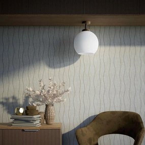 Lustra tavan aplicata din alama Globe