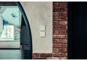 Întrerupător cu 2 butoane SMART 1xCR2430 Zigbee 3.0 Tuya Immax NEO 07507L