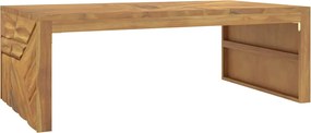 vidaXL Masuta de cafea 110x60x38 cm din lemn masiv de tec