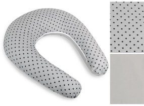 Pernă pentru alăptare Bellatex Steluțe gri, 180 cm