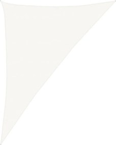 vidaXL Pânză parasolar, alb, 4x5x6,8 m, HDPE, 160 g/m²