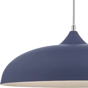 Där Lighting KAE0123 - Lustră suspendată pe cablu KAELAN 1xE27/60W/230V albastră